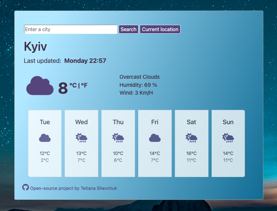 Weather Project